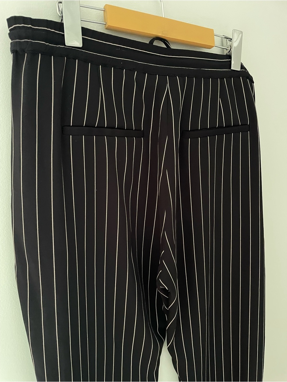 InWear Copenhagen Printed Jogger Style Pants in Black White Pinstripes Size 10 - Picture 6 of 10